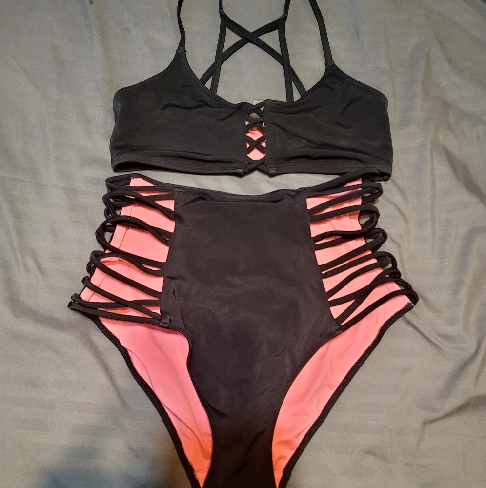 Victoria's Secret High Waisted Strappy Bikini